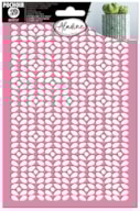 3D STENCIL ROUNDED PATTERN 81184